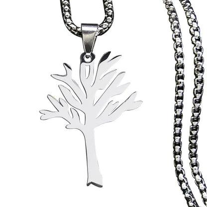 New Personalized Stainless Steel Tree Of Life Pendant Necklace Jewelry Accessories For Men And Women Jewelry Gifts Wholesale