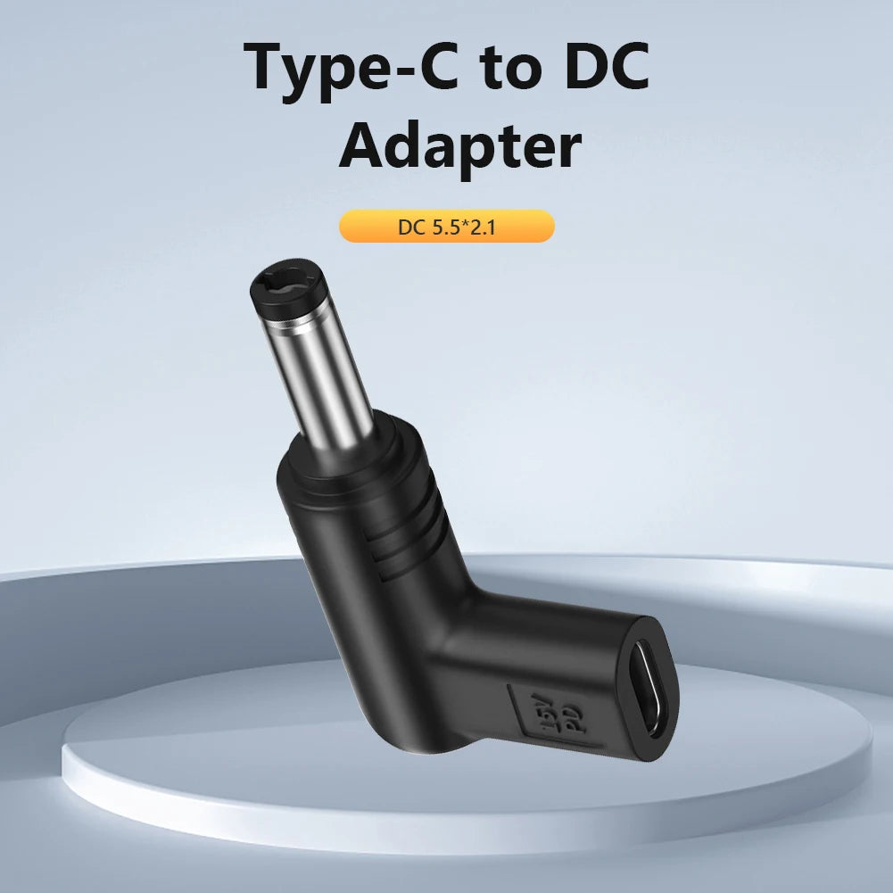 USB C PD to DC Power Connector Universal Type C to DC Jack Plug Charging Adapter Converter for Router Tablet PD 15V 19V 12V