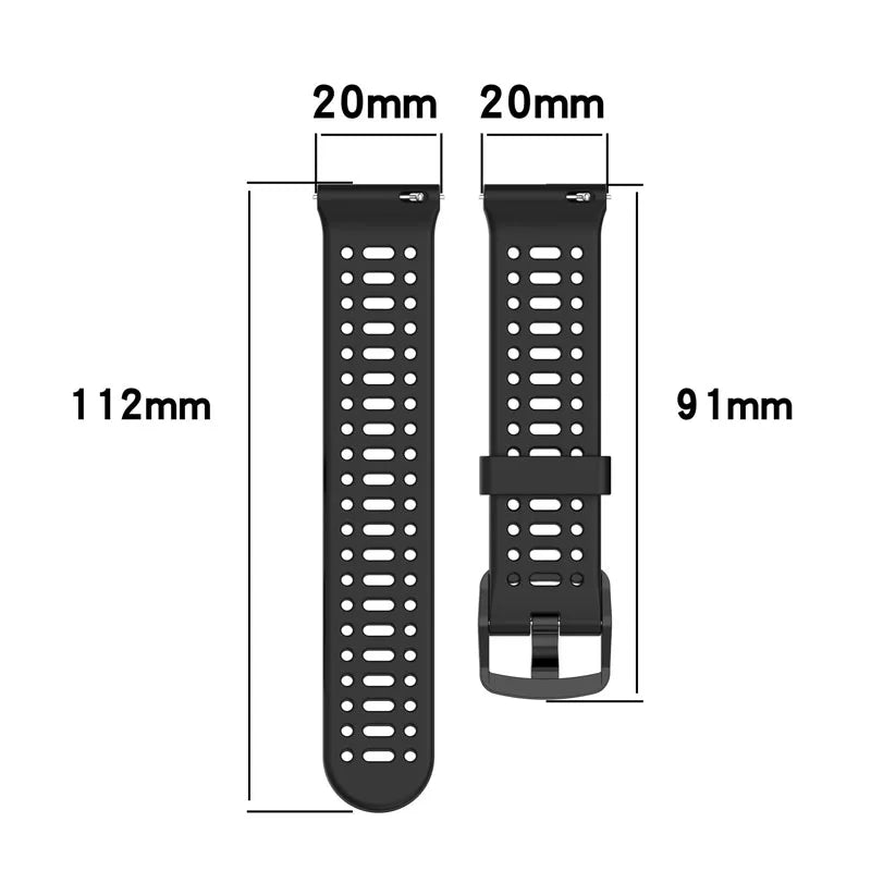20mm 22mm Sports Band For COROS APEX 2/42mm PACE 2 Watch Strap For COROS PACE 3/APEX PRO/2Pro/46MM Silicone Replacement Bracelet