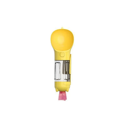 300/500ml Pet Water Food Dispenser 3 in 1 with Trash Bag Box and Shovel Pet Dog Water Bottle Leak Proof Dog Food Feeder Cat