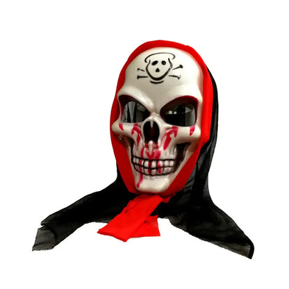 Scary Halloween Costumes for Kids - Red-eyed Reaper Robe with Hood and Scythe