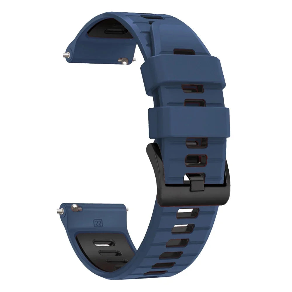 20mm/22mm Silicone Soft Strap For Garmin Active/Vivoactive 6 5/Venu 3 Sq/Forerunner 570 165 265 Band For Amazfit/HUAWEI Bracelet