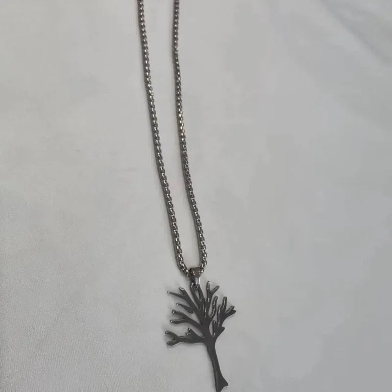 New Personalized Stainless Steel Tree Of Life Pendant Necklace Jewelry Accessories For Men And Women Jewelry Gifts Wholesale