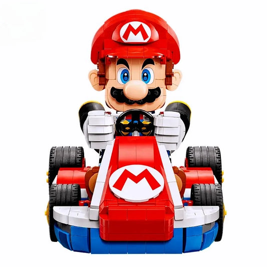 2025 MINISO Disney 1972pcs Standard Kart Classic Game Racing 72037 Model Building Blocks Assemble Brick Toys for Kids  Gifts