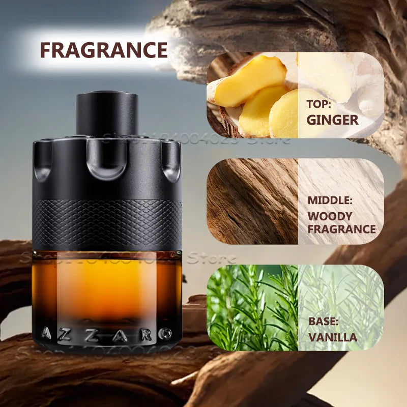 100ml Azzaro The Most Wanted Parfum Intense Men‘s Cologne Spicy & Seductive Fragrance Lasting Wear Luxury Perfume for Men