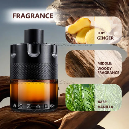 100ml Azzaro The Most Wanted Parfum Intense Men‘s Cologne Spicy & Seductive Fragrance Lasting Wear Luxury Perfume for Men