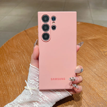 Samsung S25 Ultra Case Liquid Silicone Soft-Touch Shell For Galaxy S24 S23 S22 S21 FE Ultra Plus Slim TPU Protective Cover ﻿