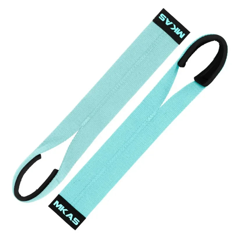 1 Pair Lifting Straps for Weightlifting Durable Cotton Deadlifts Wrist Straps Reinforced Stitching for Gym Snatch Powerlifting