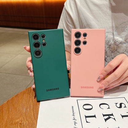 Samsung S25 Ultra Case Liquid Silicone Soft-Touch Shell For Galaxy S24 S23 S22 S21 FE Ultra Plus Slim TPU Protective Cover ﻿