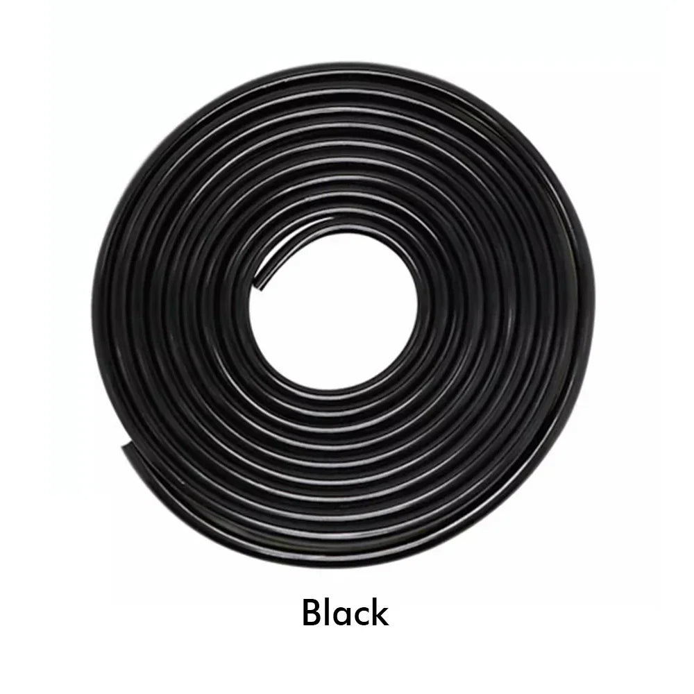 5M Transparent Car Door Edge PVC Scratch Protector Strips Car Anti-collision Sealing Strip Door Anti-scratch Transparent Strip