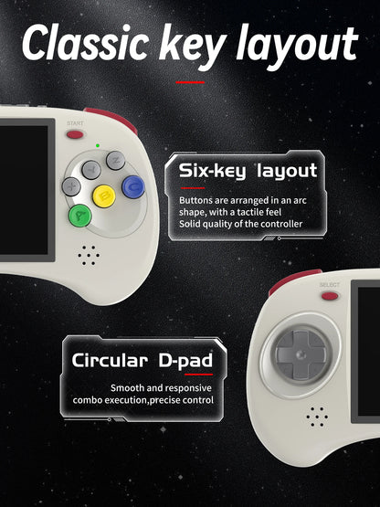 ANBERNIC RG ARC-S/RG ARC-D Retro Games RK3566 4.0 INCH 640*480 Handheld Game Console Emulator LINUX System 3500mAh HD-compatible