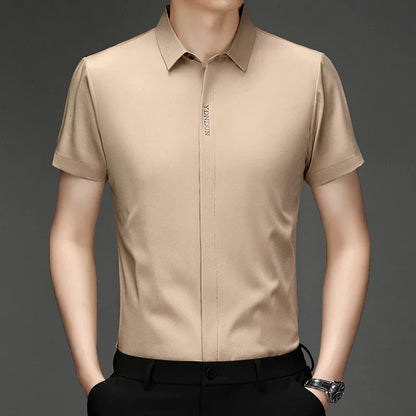 Men’s Business Casual Wrinkle-Resistant Dress Shirt – All Season