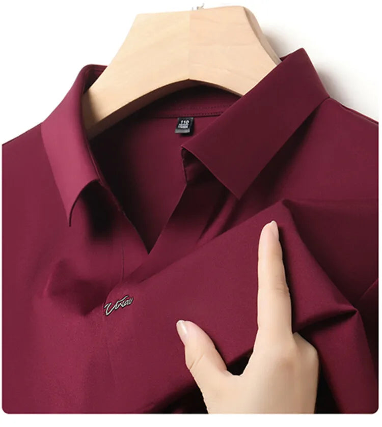 Men’s Stretch Polo Shirt – Quick-Dry Business Casual (M-4XL)