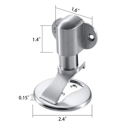 2pc/1pc Adjustable Invisible Magnetic Door Stop Suction Punch-free Strong Magnetic Door Stopper Stopper for  Home Office Bedroom