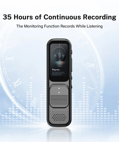 Deelife Professional Digital Voice Recorder With Playback MP3 Music Player 64G Noise Reduction small sound recorder