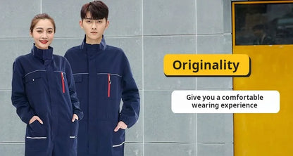 Work Overall Uniform Men Women Working Coveralls Welding Suit Car Repair Workshop Mechanic Plus Size Clothes