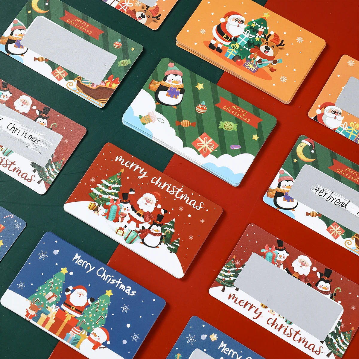 Christmas Scratch Cards Merry Christmas Decorations for Home 2025 Navidad Natal DIY Surprise Gifts Xmas Ornament New Year 2026
