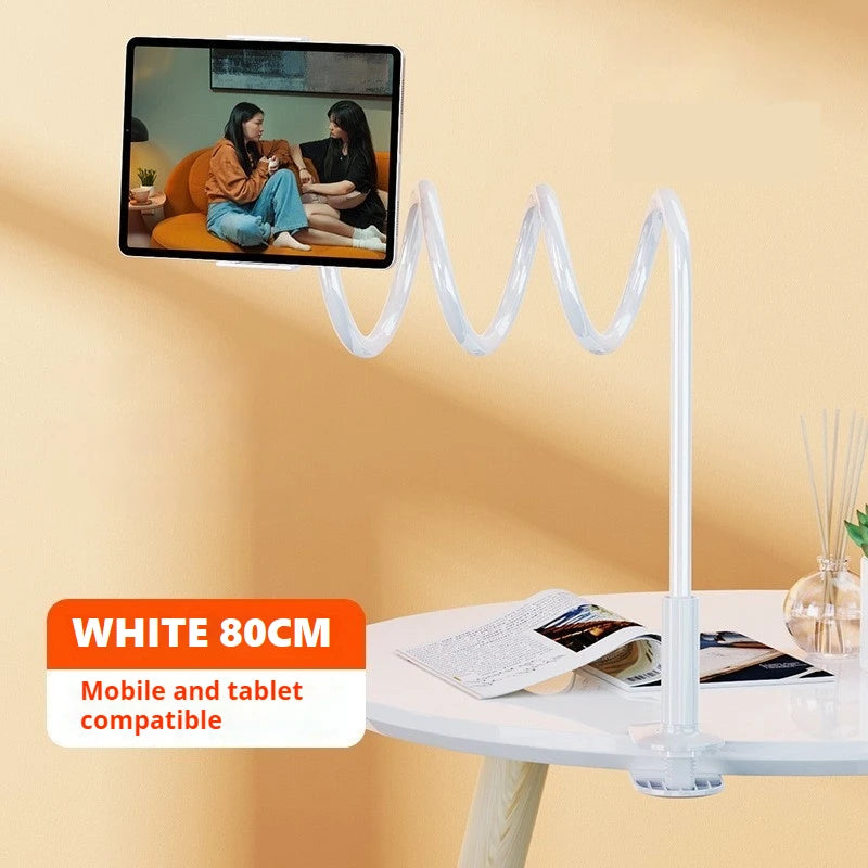 Tablet Stand for Desk Clip Rotating Lazy Flexible Gooseneck Clamp Universal Long Arm Mount for Ipad Bed Desk Mobile Phone Holder