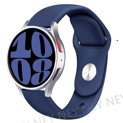 20mm 22mm strap For Samsung Galaxy watch 5 pro/6/4/Classic/Active 2/Gear S3 frontier silicone bracelet Huawei GT 2/2e/3 pro band
