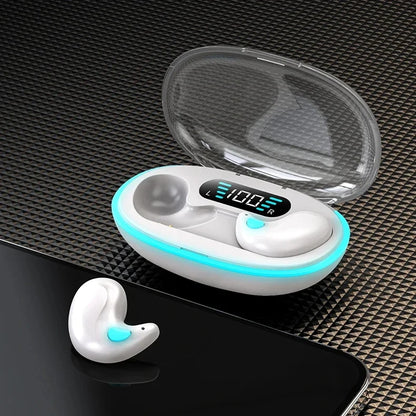 Mini Wireless X55 In-Ear Sleep Bluetooth Earphones TWS Invisible Stereo Headphones with Microphone for HD Calls Headset
