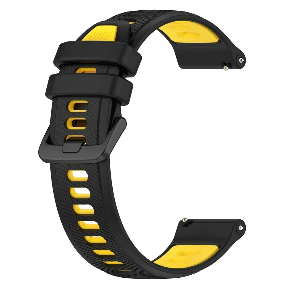 20mm/22mm Silicone Soft Strap For Garmin Active/Vivoactive 6 5/Venu 3 Sq/Forerunner 570 165 265 Band For Amazfit/HUAWEI Bracelet