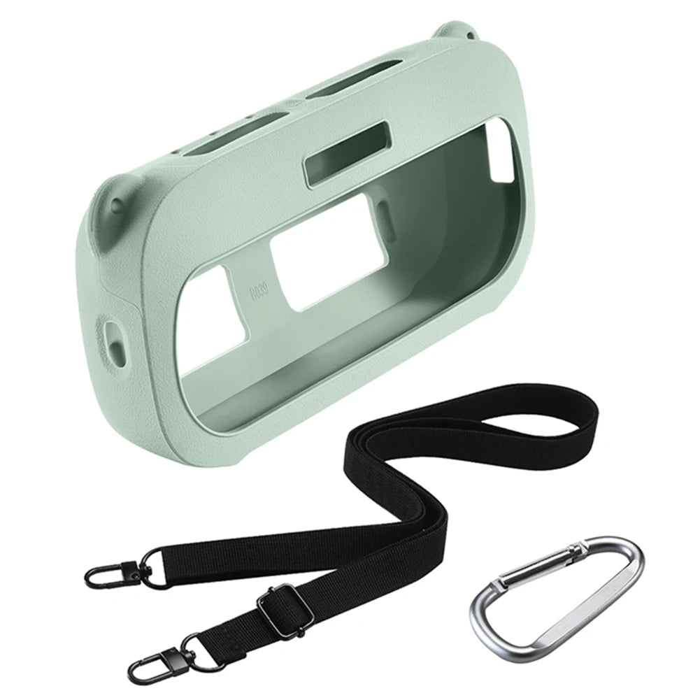 Silicone Case Cover for Bose SoundLink Flex 2nd Gen Speaker Travel Protective Carrying Case Pouch with Handle & Shoulder Strap