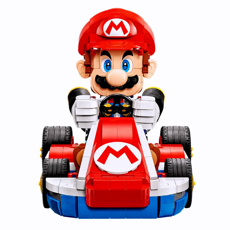 2025 MINISO Disney 1972pcs Standard Kart Classic Game Racing 72037 Model Building Blocks Assemble Brick Toys for Kids  Gifts