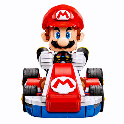 2025 MINISO Disney 1972pcs Standard Kart Classic Game Racing 72037 Model Building Blocks Assemble Brick Toys for Kids  Gifts