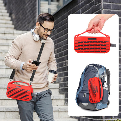 Silicone Case Cover for Bose SoundLink Flex 2nd Gen Speaker Travel Protective Carrying Case Pouch with Handle & Shoulder Strap