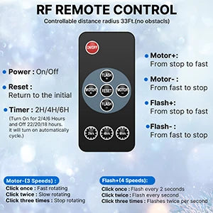 ❄️✨ 2025 NEW Snow Projector Lights – Dynamic Rotating Snowflake Projection Light