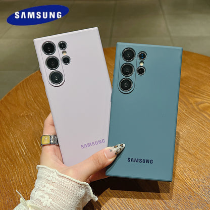 Samsung S25 Ultra Case Liquid Silicone Soft-Touch Shell For Galaxy S24 S23 S22 S21 FE Ultra Plus Slim TPU Protective Cover ﻿