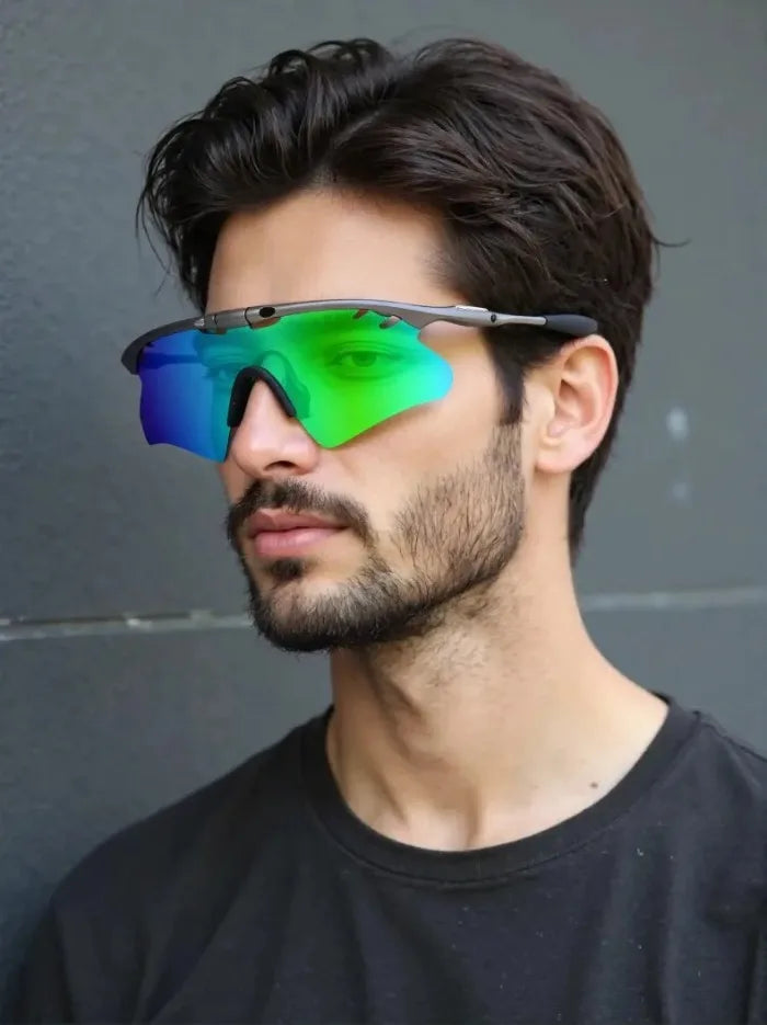 New Polarized Sunglasses Outdoor Cycling Sports Vintage Unisex Driving Glasses UV400 Protection Lightweight Travel Sunglasses