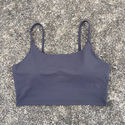 High-Support Sports Bra for Women - Backless, Removable Pads & Breathable
