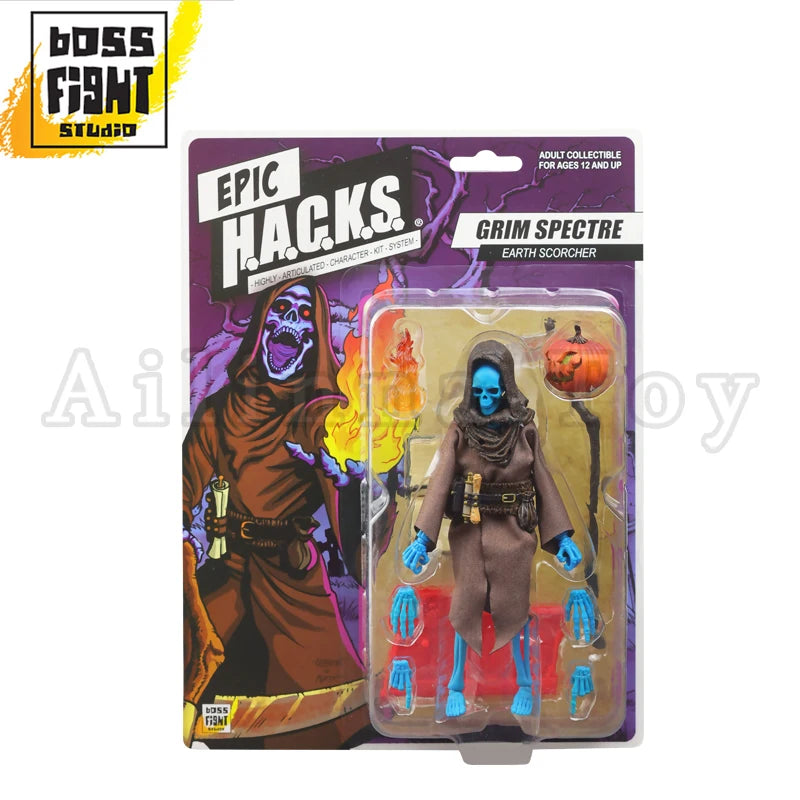 Boss Fight Studio 1/12 Action Figure EPIC H.A.C.K.S. Pirate Barbarian Gladiator Skeleton Anime Model For Gift
