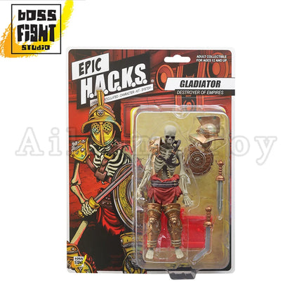 Boss Fight Studio 1/12 Action Figure EPIC H.A.C.K.S. Pirate Barbarian Gladiator Skeleton Anime Model For Gift