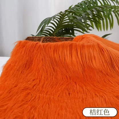 25x45cm 9cmPile Faux Fur Fabric For Sewing Doll Toy Beard Hair DIY Patchwork Material Accessories Home Decoration Cosplay Fabric