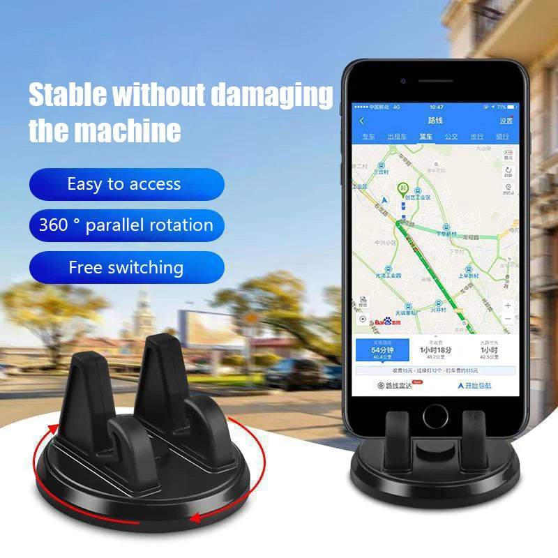 360 Degree Rotating Car Phone Holder Dashboard Holder with Anti-slip Pad for IPhone Samsung Xiaomi Huawei Car Accessories
