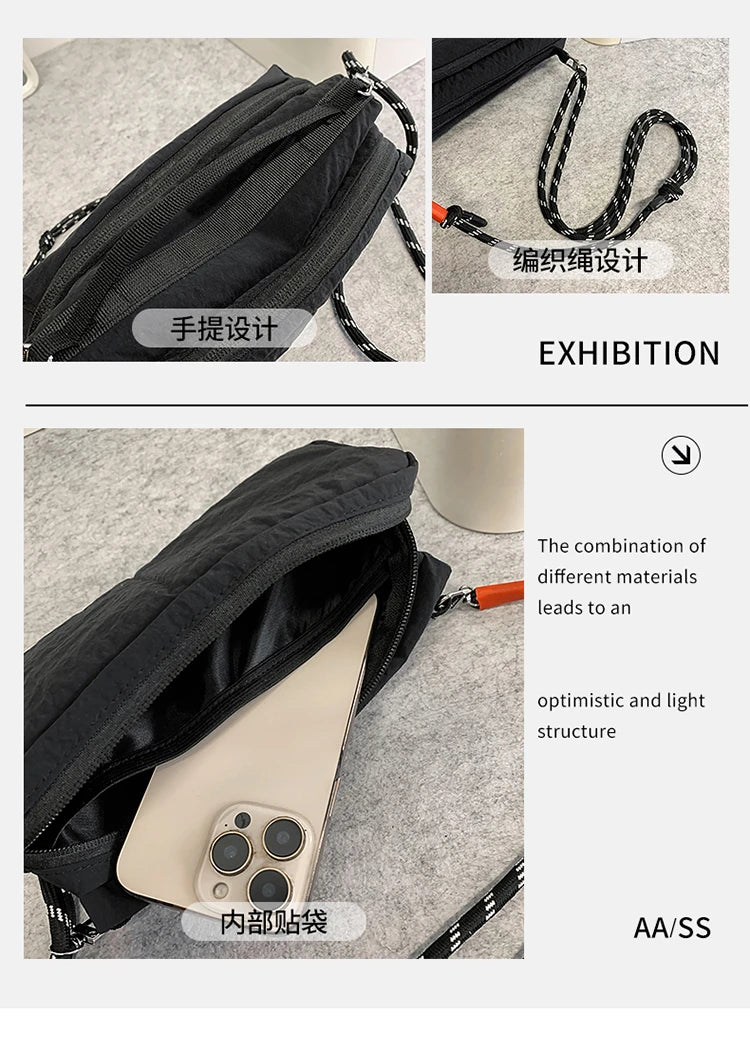 Aquarius backpack - same style for both men and women, outdoor mountaineering cross-body bag, lightweight, multi-layered small c
