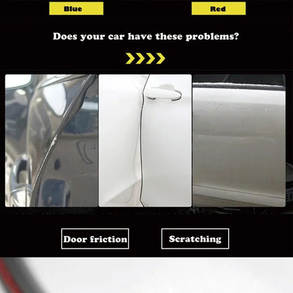 5M Transparent Car Door Edge PVC Scratch Protector Strips Car Anti-collision Sealing Strip Door Anti-scratch Transparent Strip