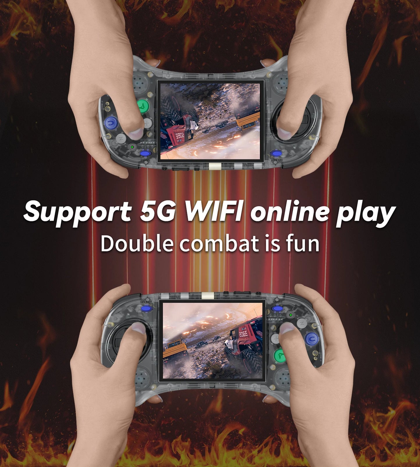 ANBERNIC RG ARC-S/RG ARC-D Retro Games RK3566 4.0 INCH 640*480 Handheld Game Console Emulator LINUX System 3500mAh HD-compatible