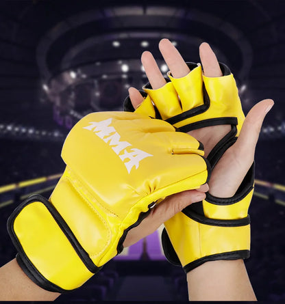 High-quality Training Gloves MMA and Martial Arts with Thickened Fingers Added Protection Flexibility Suitable for Adults Kids