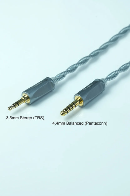 Trusted-50 LN2 Frozen 7N Pure OCC Oil-Graphene PdAg Earphone Cable 3.5mm/4.4mm Balanced MMCX/2Pin/QDC for IE900/IE600/HD600