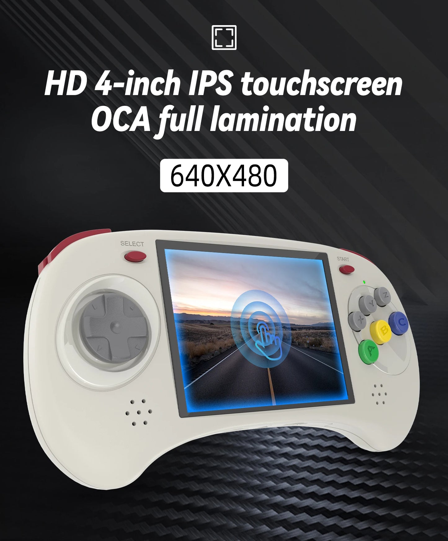 ANBERNIC RG ARC-S/RG ARC-D Retro Games RK3566 4.0 INCH 640*480 Handheld Game Console Emulator LINUX System 3500mAh HD-compatible