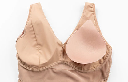 Women's Shapewear Bodysuit with Built-in Bra & Tummy Control