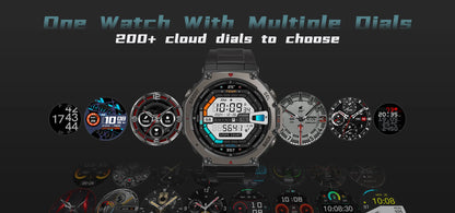 T-Rex 3 GPS Smart Watch 10ATM IP69K Waterproof Clock Compass Altimeter Call Military Sports Smartwatch Men For HUAWEI Bracelet