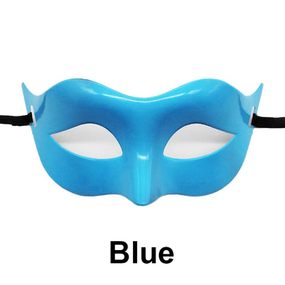 Women Man Sexy Gentleman Masquerade Mask Prom Mask Halloween Party Props Black White Retro Mask Plastic Half Face Cosplay Mask