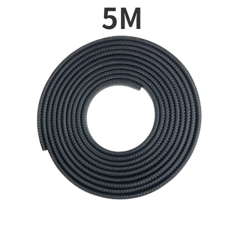2/3/5M Car Door Anti Collision Strip with Steel Disc Bumper Trim Edge Scratch Protector Strip Sealing Guard Styling Car Decor