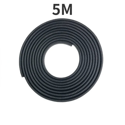 2/3/5M Car Door Anti Collision Strip with Steel Disc Bumper Trim Edge Scratch Protector Strip Sealing Guard Styling Car Decor