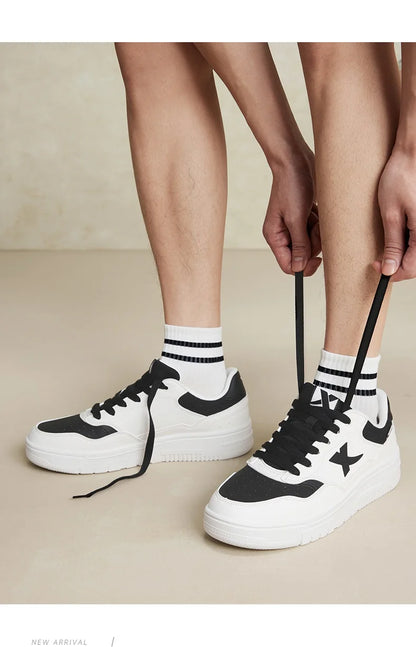 Xtep Skateboarding Shoes For Men 2024 Summer Wear-Resistant Skate Shoes Stability Soft Leisure Outdoor's Sneakers 876319310029