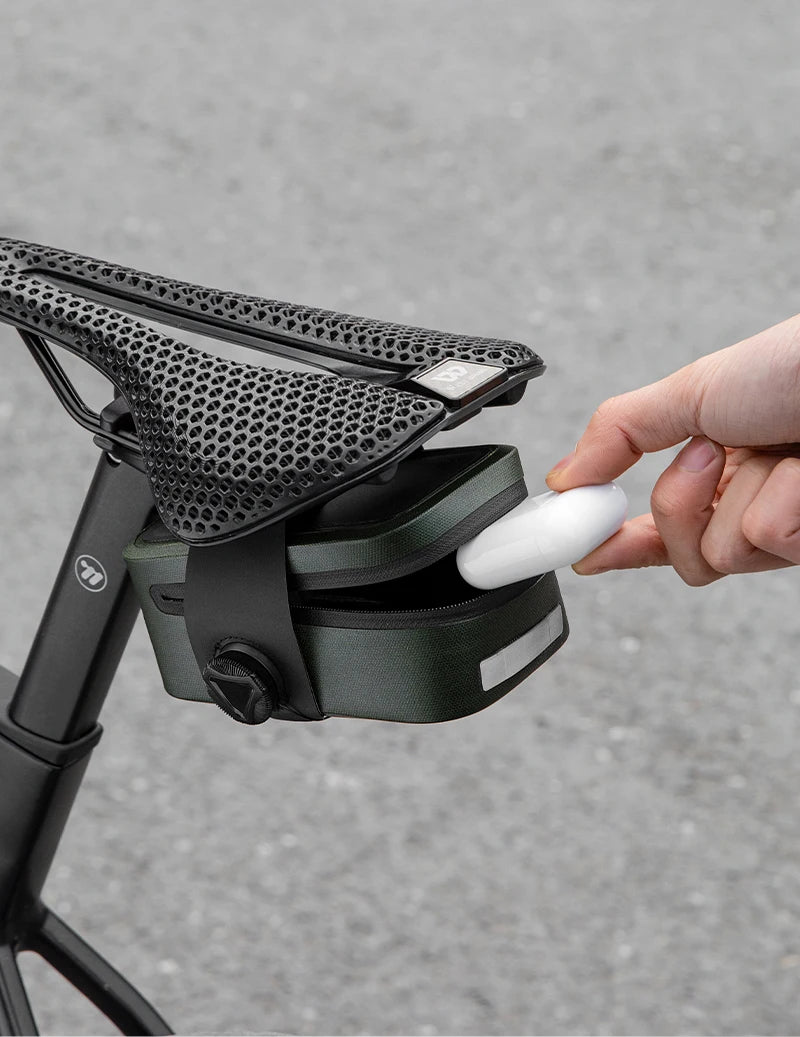 Waterproof Bike Saddle Bag – Compact 600D TPU Cycling Storage by West Biking